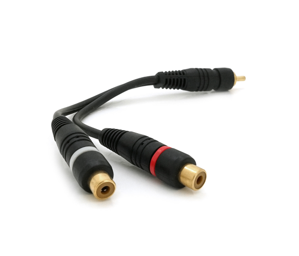 VOLTRONIC YT-RCA(M) / 2хRCA(F)-0,2CuB