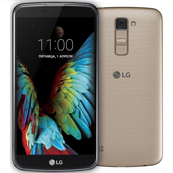 Смартфон LG K10 LTE (K430) DUAL SIM GOLD LGK430DS.ACISKGA