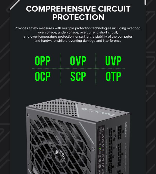 GAMEMAX GX-1050 PRO BK(ATX3.1PCIe5.1)