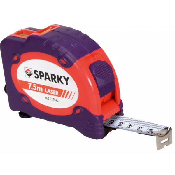 Рулетка SPARKY 7.5 ML c лазером, 7.5м, 25мм 20009709900