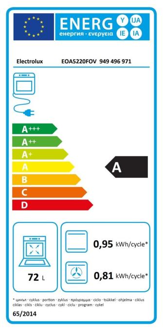 ELECTROLUX EOA5220FOV