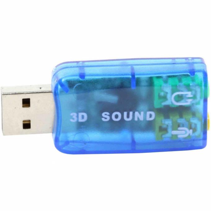 Dynamode USB-SOUNDCARD2.0 blue