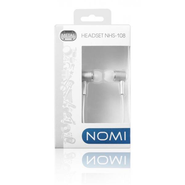 Наушники Nomi NHS-108 Silver 221224