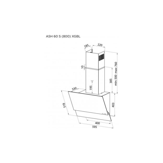 PYRAMIDA ASH 60 S (800) XGBL