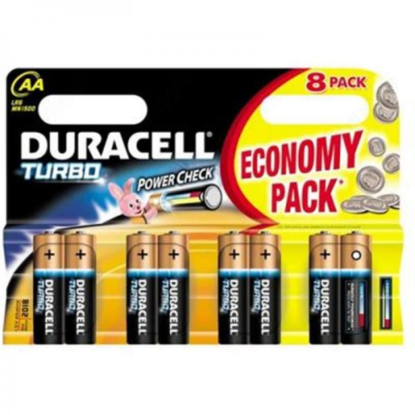 Батарейка Duracell Turbo Max AA/LR06 BL 8шт 81417110/81528434