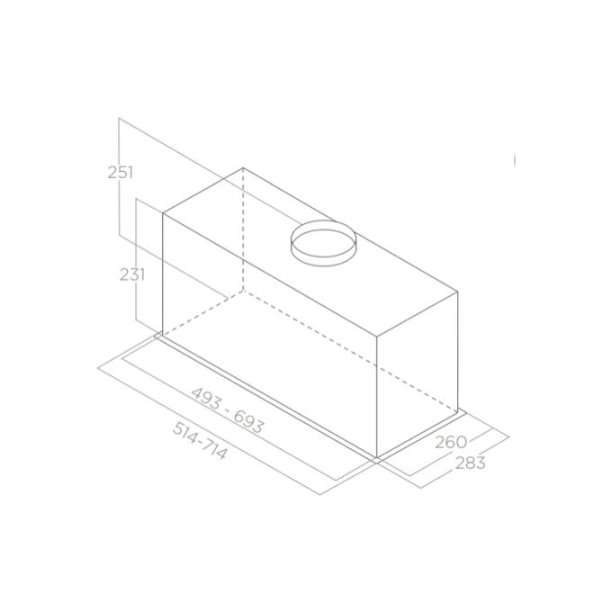 ELICA CT23 BL MAT/A/52