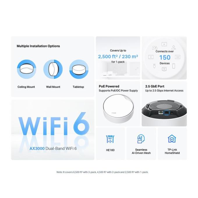 TP-Link DECO-X50-POE-1-PACK
