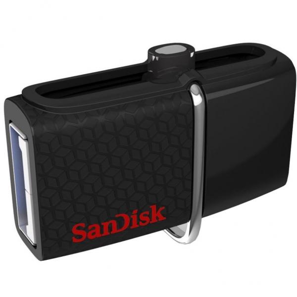 USB флеш накопитель SANDISK 32GB Ultra Dual Drive OTG Black USB 3.0 SDDD2-032G-GAM46