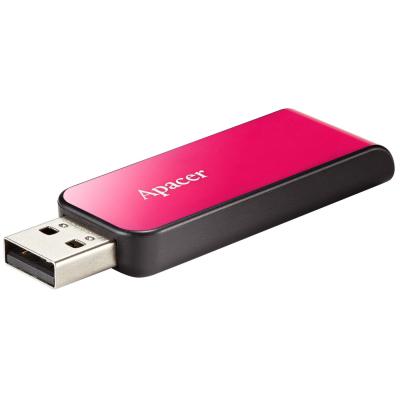 USB флеш накопитель Apacer 8GB AH334 pink USB 2.0 AP8GAH334P-1