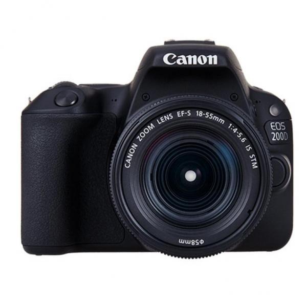 Цифровой фотоаппарат Canon EOS 200D 18-55 DC III Black Kit 2250C014