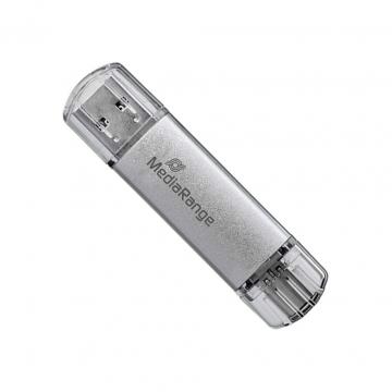 MediaRange 32GB Silver USB 3.0 / Type-C