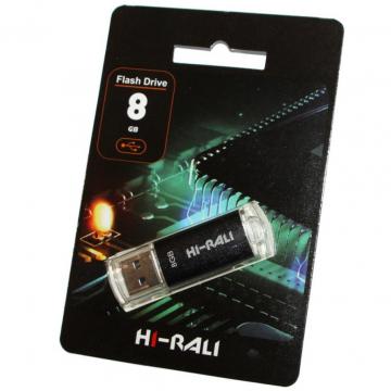 Hi-Rali 8GB Rocket Series Black USB 2.0