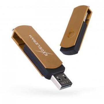 eXceleram 64GB P2 Series Brown/Black USB 2.0