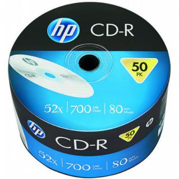 HP CD-R 700MB 52X 50шт