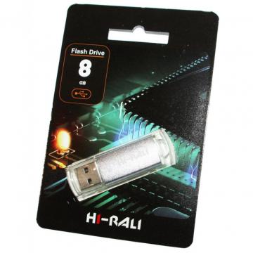 Hi-Rali 8GB Rocket Series Silver USB 2.0
