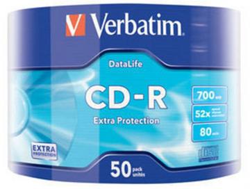 Verbatim CD-R 700Mb 52x Wrap-box Extra