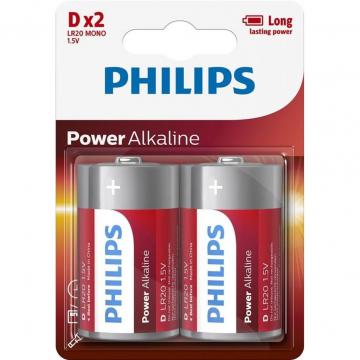 Philips D LR20 Power Alkaline * 2