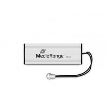 MediaRange 64GB Black/Silver USB 3.0