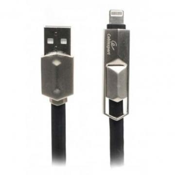Cablexpert USB 2.0 AM to Lightning + Micro 5P 1.0m