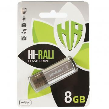 Hi-Rali 8GB Stark Series Silver USB 2.0