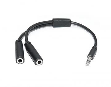 REAL-EL Jack 3.5mm male to 2xJack 3.5mm female 0.2m Pro