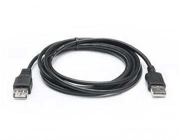 REAL-EL USB 2.0 AM/AF 2.0m Pro black