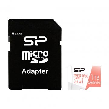 Silicon Power 1 TB microSDXC U3 A1 V30 4K UHD Superior 100R/80W