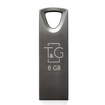 T&G 8GB 117 Metal Series Black USB 2.0