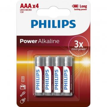 Philips AAA LR03 Power Alkaline * 4