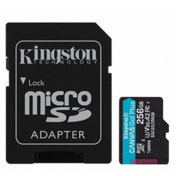 Kingston 256GB microSDXC class 10 UHS-I U3 A2 Canvas Go Plu