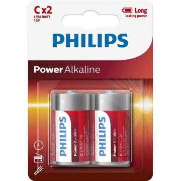 Philips C LR14 Power Alkaline * 2