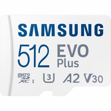 Samsung 512GB microSDXC class 10 UHS-I U3 V2 Evo Plus