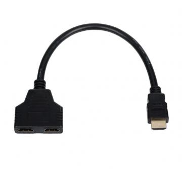 Atcom HDMI M to 2 HDMI F 10 cm