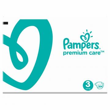 Pampers Premium Care Midi Размер 3 (6-10 кг), 204 шт