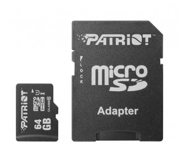 Patriot 64GB microSD class10 UHS-1