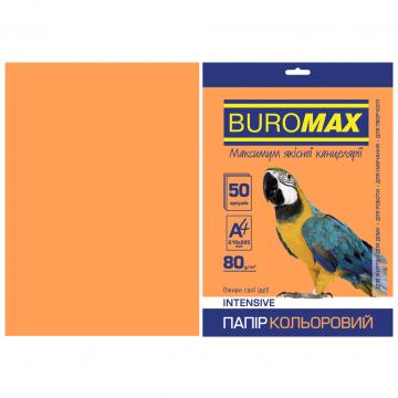 BUROMAX А4, 80g, INTENSIVE orange, 50sh