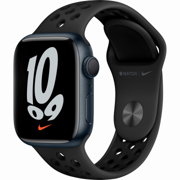 Apple Watch Series 7 Nike GPS 41mm Midnight Aluminium Ca