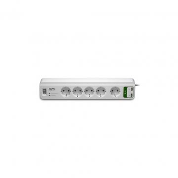 APC Essential SurgeArrest 5 outlets ++ 2 USB (5V, 2.4A