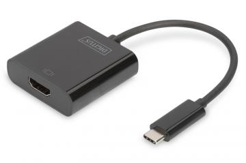 DIGITUS USB-C to HDMI UHD 4K, M/F, 0.15 m