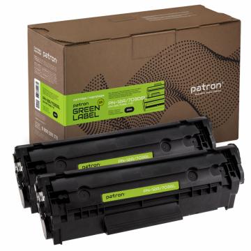 Patron HP LJ Q2612A/CANON 703 GREEN Label (DUAL PACK)