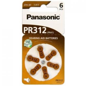 PANASONIC PR41 / PR312 (1.4V) * 6