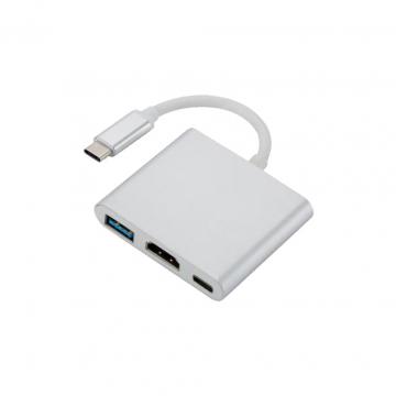 Dynamode Dynamode USB3.1 Type-C to 1хHDMI, 1хUSB 3.0, 1хUSB