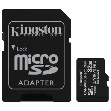 Kingston 32GB micSDHC class 10 Canvas Select Plus 100R A1