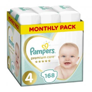 Pampers Premium Care Maxi Размер 4 (9-14 кг) 168 шт