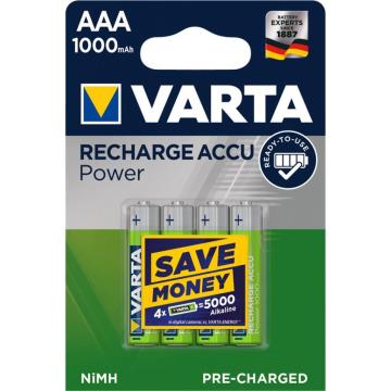 Varta AAA Rechargeable Accu 1000mAh * 4