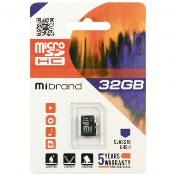 Mibrand 32GB microSDHC class 10 UHS-I
