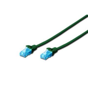 DIGITUS 5м, UTP, cat.5e, AWG 26/7, CCA, PVC, grey