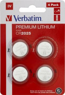 Verbatim CR 2025 Lithium 3V * 4