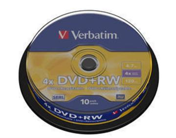 Verbatim 4.7Gb 4x CakeBox 10 шт silver