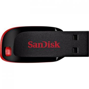 SANDISK 64GB Cruzer Blade Black/red USB 2.0